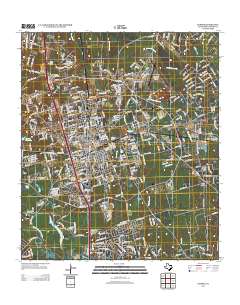 2013 Map of Conroe, 2013 Print