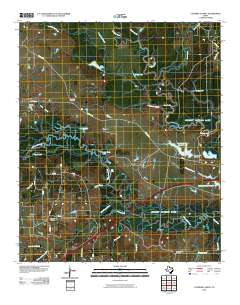 2010 Map of Coopers Chapel, 2010 Print