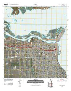 2010 Map of Corpus Christi, 2010 Print