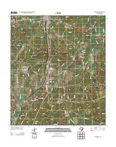 2013 Map of Corrigan, 2013 Print