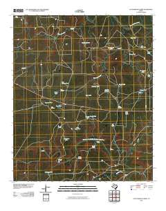 2010 Map of Cottonwood Creek, 2010 Print