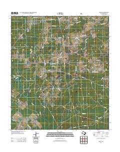 2013 Map of Crecy, 2013 Print