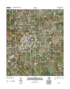 2013 Map of Crockett, 2013 Print
