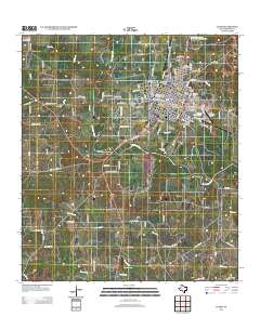 2013 Map of Cuero, 2013 Print