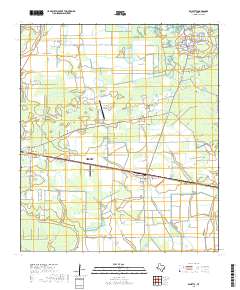 2019 Map of Daisetta, 2019 Print