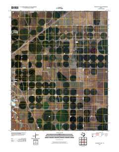 2010 Map of Dalhart East, 2010 Print