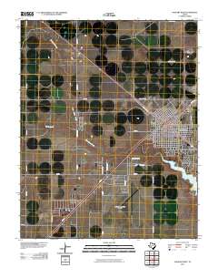 2010 Map of Dalhart West, 2010 Print