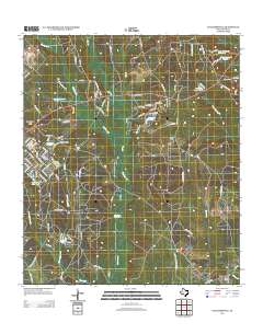 2013 Map of Dallardsville, 2013 Print