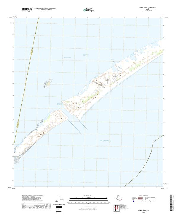 2022 Map of Decros Point, 2022 Print