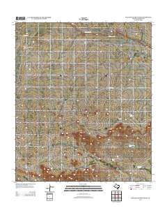 2012 Map of Dellahunt Draw West, 2012 Print