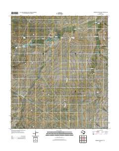 2012 Map of Derrick Draw, 2012 Print