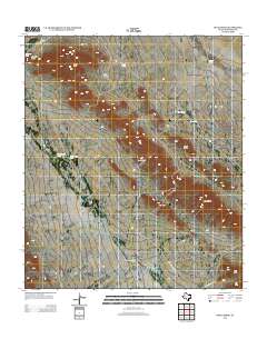 2012 Map of Devil Ridge, 2012 Print