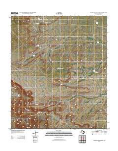 2012 Map of Diablo Canyon East, 2012 Print