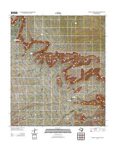 2013 Map of Diablo Canyon West, 2013 Print