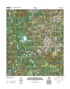 2013 Map of Diboll, 2013 Print