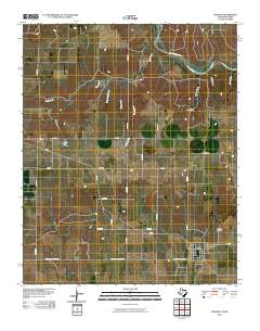 2010 Map of Dodson, 2010 Print