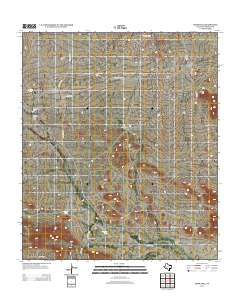 2012 Map of Dome Hill, 2012 Print