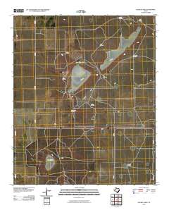 2010 Map of Double Lakes, 2010 Print
