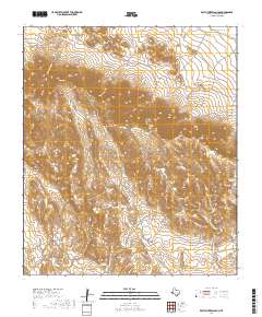 2019 Map of East Hunter Canyon, 2019 Print