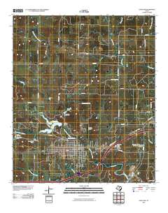 2010 Map of Eastland, 2010 Print