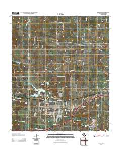 2012 Map of Eastland, 2012 Print