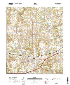 2019 Map of Eastland, 2019 Print
