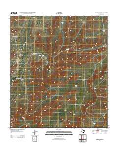 2012 Map of Ebers Camp, 2012 Print