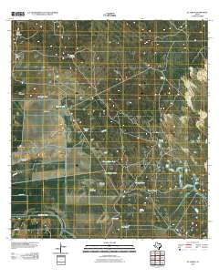 2010 Map of El Jardin, 2010 Print