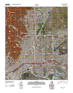 2010 Map of El Paso, 2010 Print