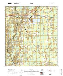 2019 Map of Evadale, 2019 Print