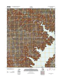 2012 Map of Evans Canyon, 2012 Print