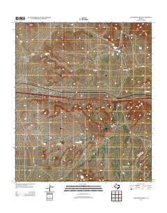 2013 Map of Fencepost Draw, 2013 Print