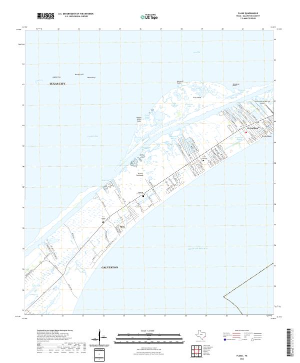 2022 Map of Flake, 2022 Print