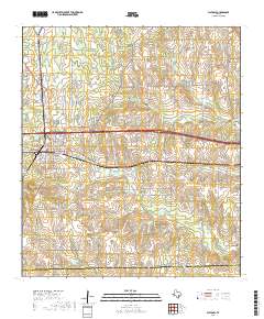 2019 Map of Flatonia, 2019 Print