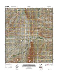 2012 Map of Florenzo Hill, 2012 Print
