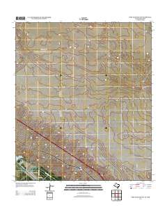 2013 Map of Fort Hancock NW, 2013 Print