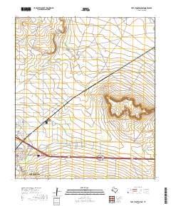 2019 Map of Fort Stockton East, 2019 Print