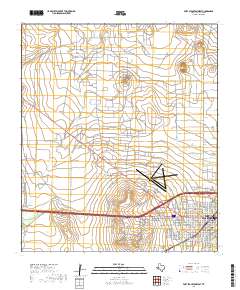2019 Map of Fort Stockton West, 2019 Print