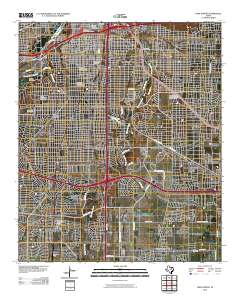 2010 Map of Fort Worth, 2010 Print
