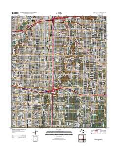 2012 Map of Fort Worth, 2012 Print