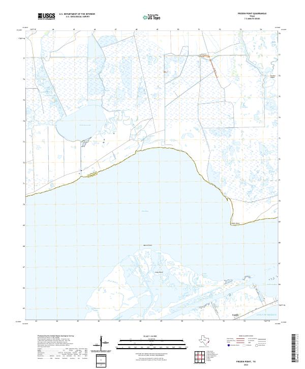 2022 Map of Frozen Point, 2022 Print