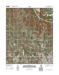 2013 Map of Gainesville North, 2013 Print