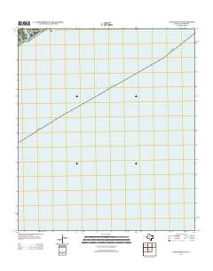 2013 Map of Galveston OE S, 2013 Print