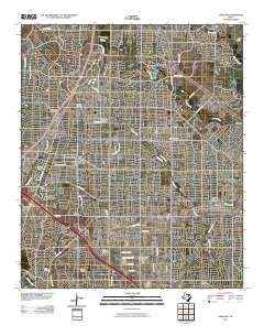 2010 Map of Garland, 2010 Print