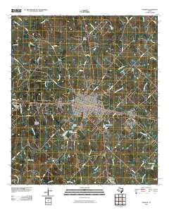 2010 Map of Giddings, 2010 Print