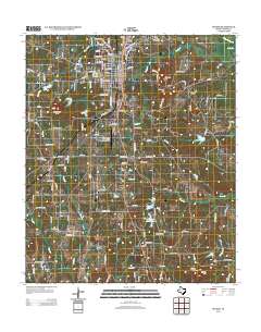 2013 Map of Gilmer, 2013 Print