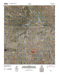 2010 Map of Girvin, 2010 Print