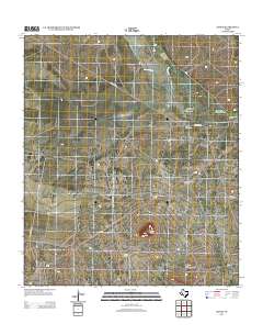 2012 Map of Girvin, 2012 Print
