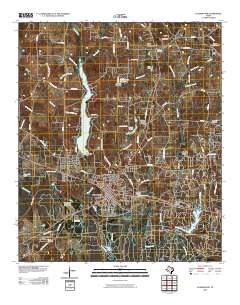 2010 Map of Gladewater, 2010 Print