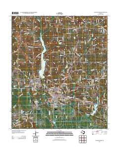 2013 Map of Gladewater, 2013 Print